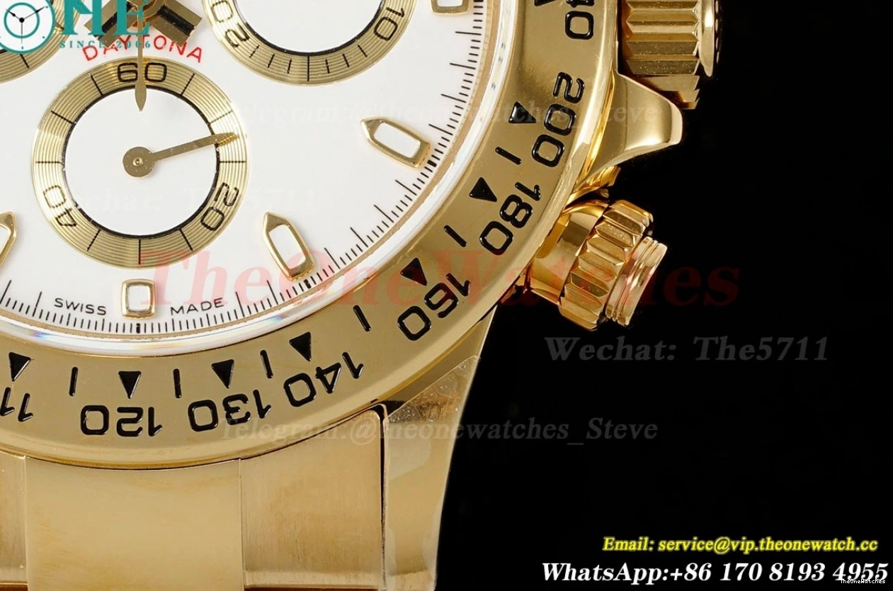 116508 SH4130(Gain YG Gold V3 40mm White YG Daytona Weight) QF 0306